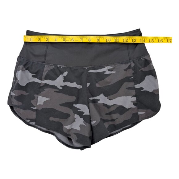 Athleta Running Free Shorts Womens Black Grey Camouflage Lined Athletic Size XS - Picture 7 of 11